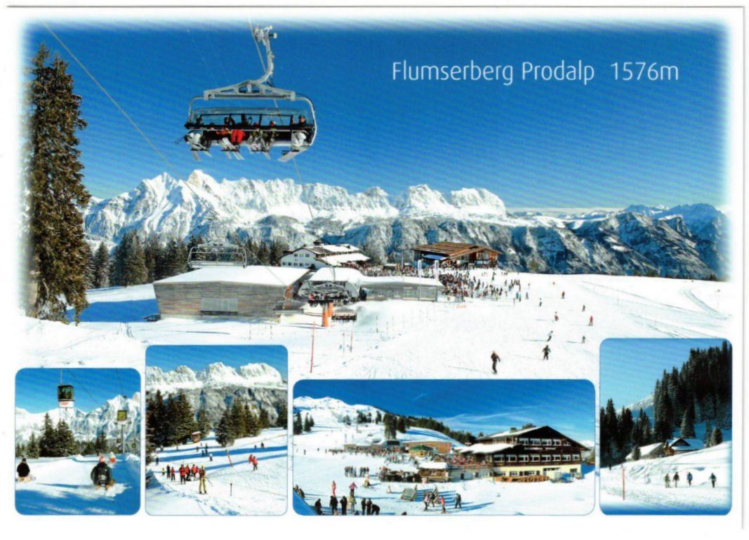 Cartoline postali: Flumserberg - 5 Bild AK Prodalp – Usato da Binningen venduto da Mountainrider