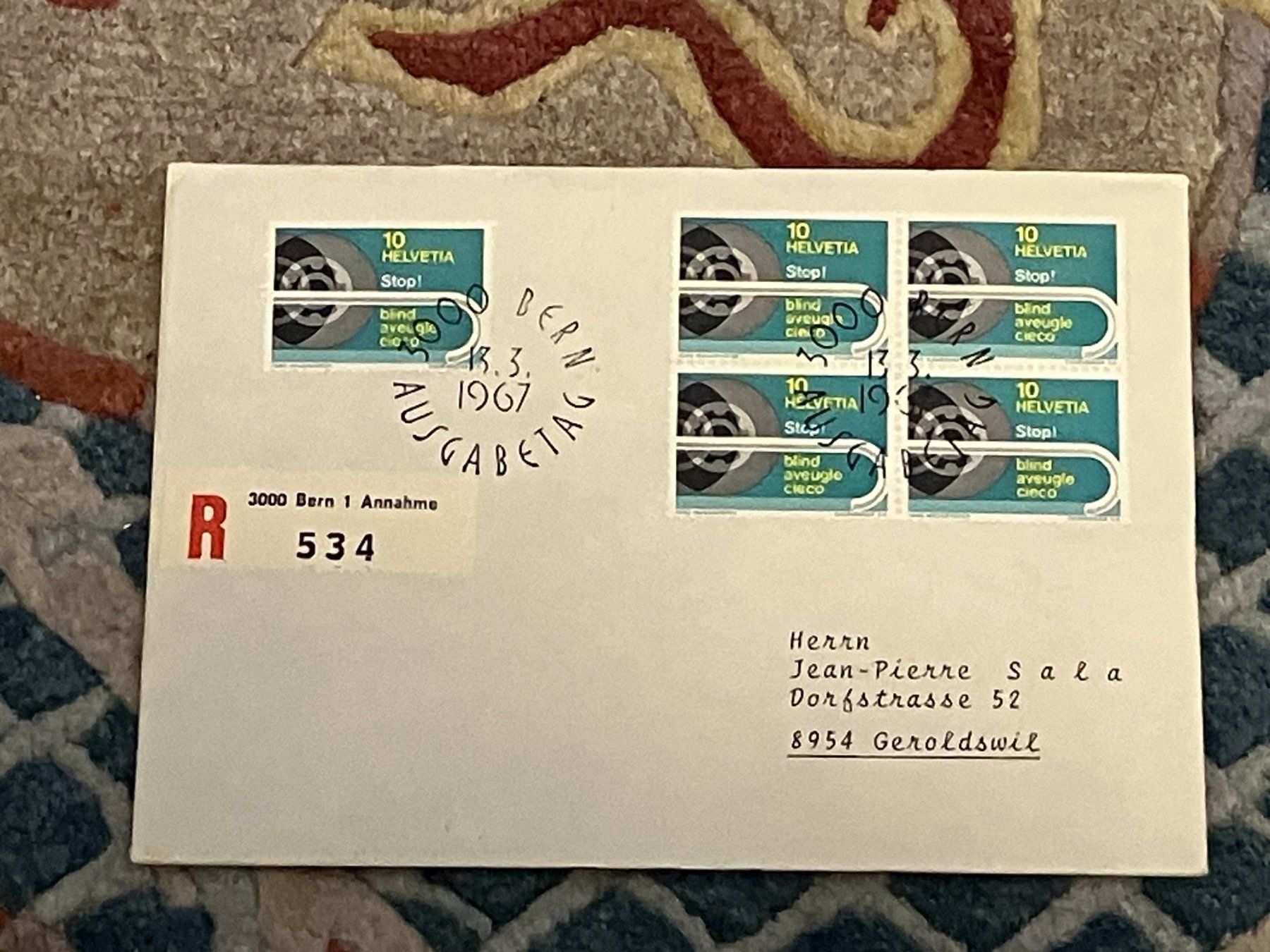 Buste & buste per spedizione: CH FDC  Einschreiben 1967 – Usato da Koblenz venduto da Markenhimmel