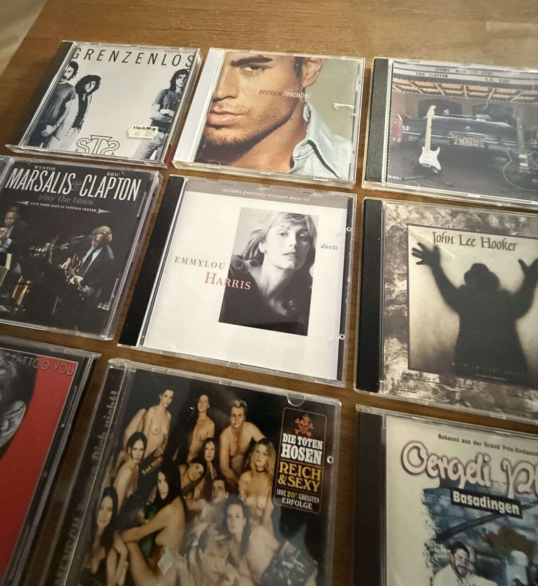 CD: CD Sammlung Eric, Clapton, Emmylou Harris, John Lee Hooker – Usato da Goldach venduto da Messerguru 2