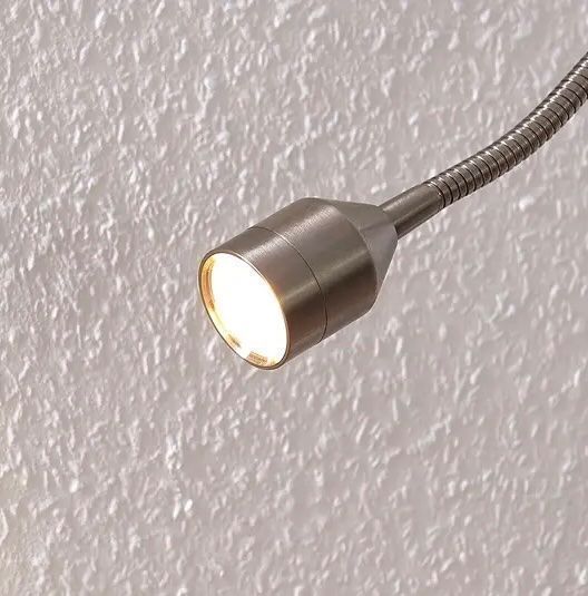 Lampade: Lindby Hanilo LED-Klemmleuchte, nickel satiniert – Nuovo e nell'imballaggio originale da Basel venduto da Seifehuesli 5