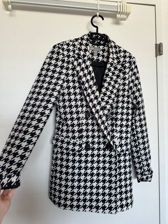Edler Damen Blazer S (36) Houndstooth Muster - wie NEU!