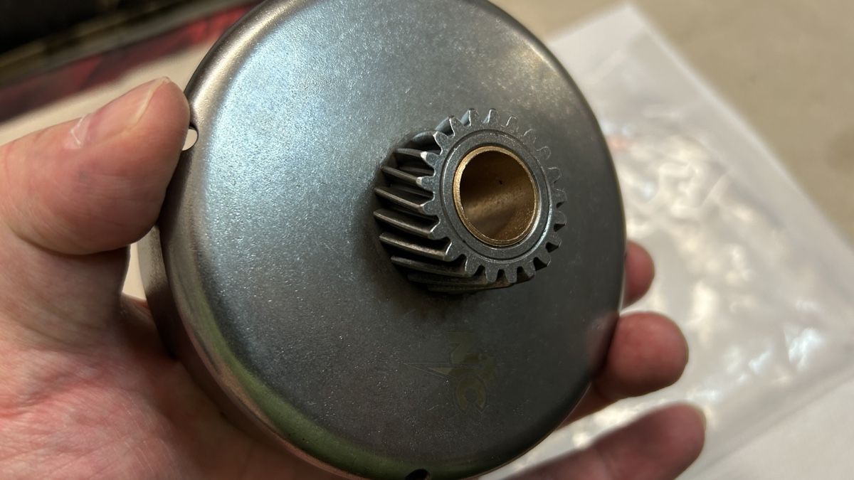 Puch Mofa-Ersatzteile: Puch E50 Kupplungskorb (neu) – Gebraucht aus Vordemwald von Minimax1 3