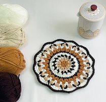 Mandala Untersetzer handgefertigt/ bohemian Style Neu