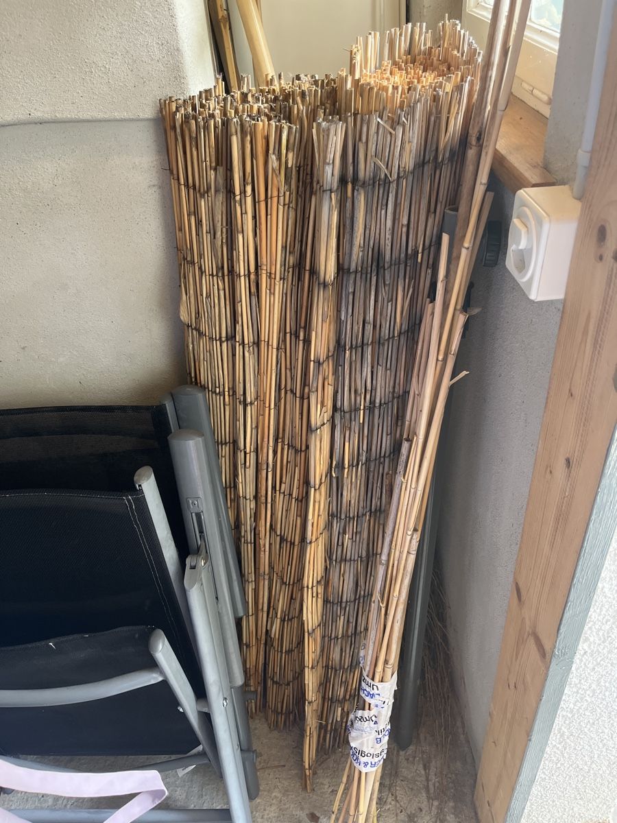 Clôtures: Bambusmatte Sichtschutz Rolle 2x – D'occasion à Schaffhausen par juf_98r9