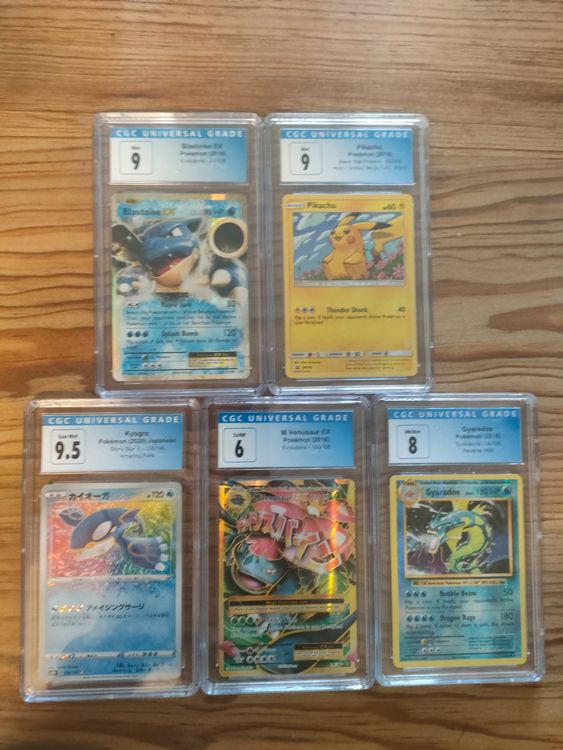 5 Pokemon CGC/PSA gegradete Karten ab 0. Kaufen auf Ricardo