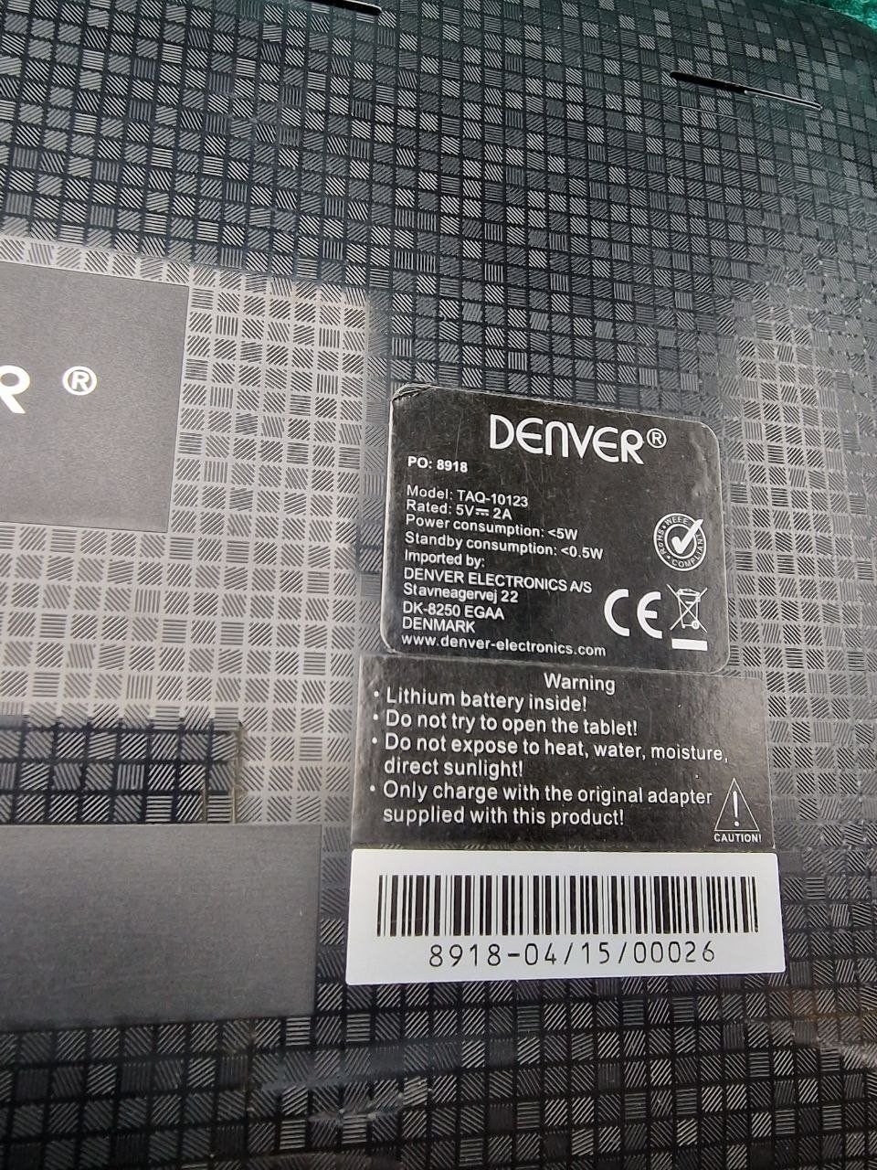 Tablet PC: Denver Tablet TAQ-10123, 25,65 cm (10,1") Quad-Core, Android – Usato da Bassersdorf venduto da antikvintage 3