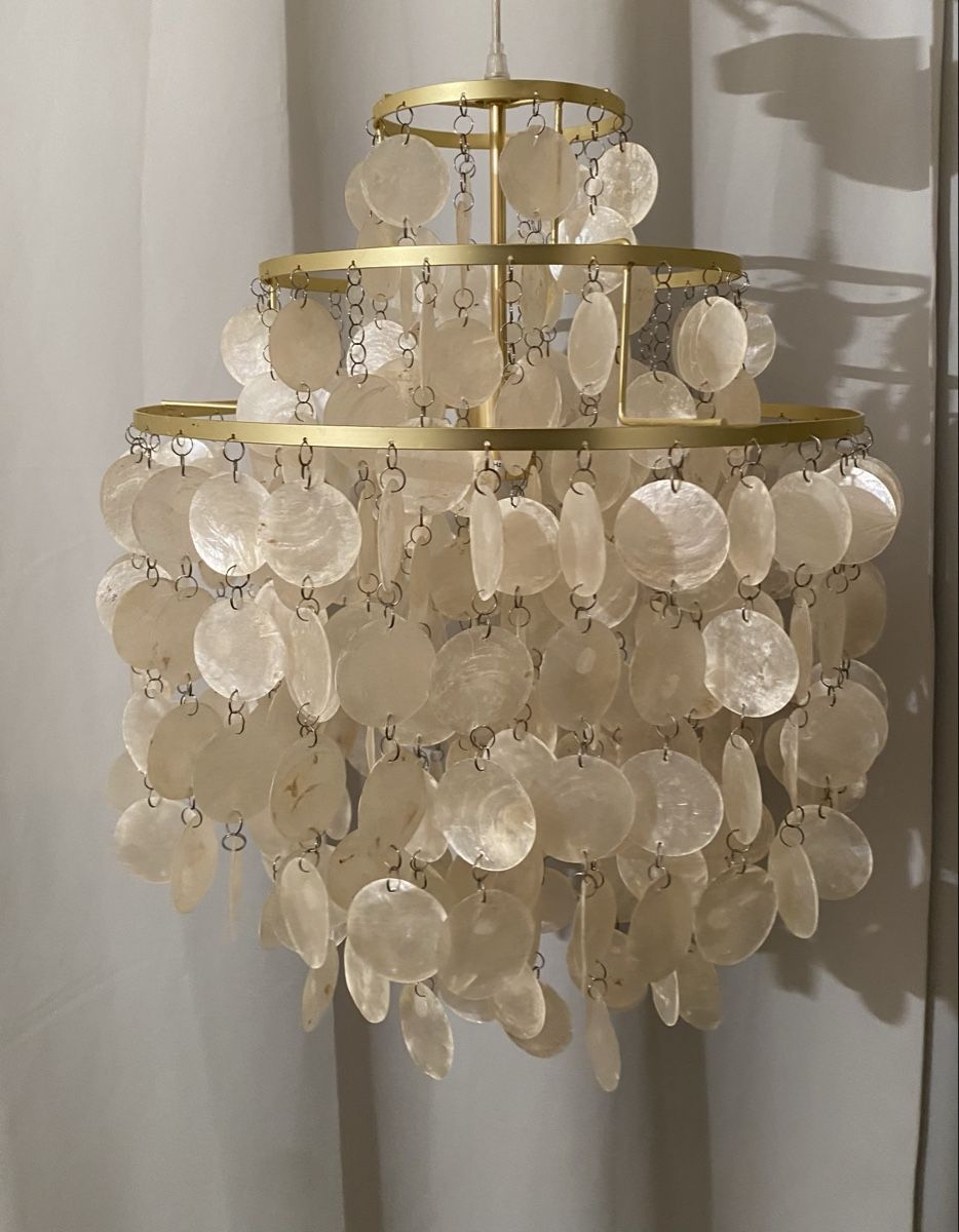 Maisons du monde Lampadari & plafoniere: KUTA Hängeleuchte Perlmutt/Gold Maisons du Monde – Difettoso da Basel venduto da fel_5sqf 1