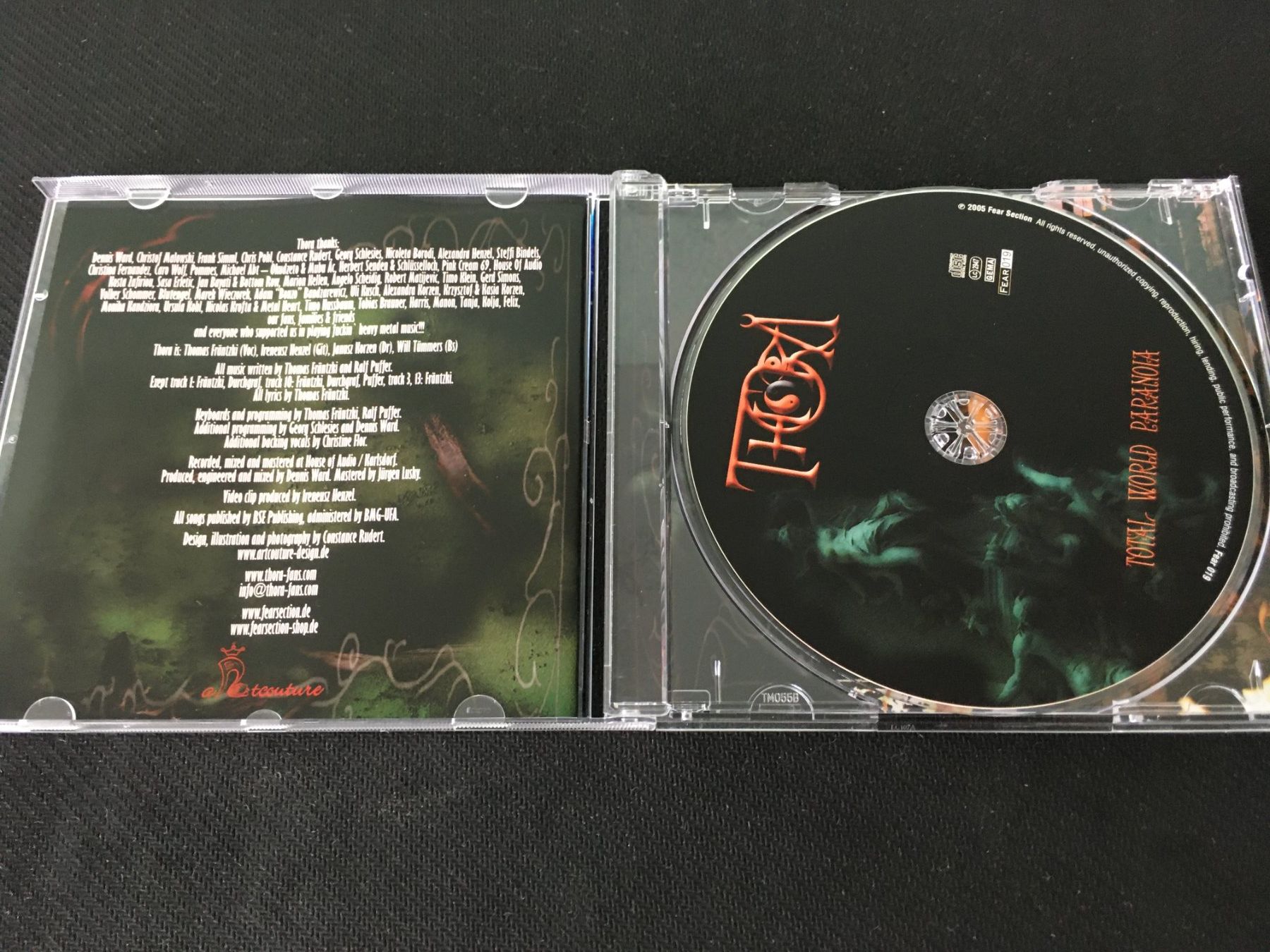 CDs: Thora -Total World Paranoia -CD- – Gebraucht aus St.Gallen von MedienJoe 1