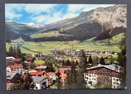 Flims-Waldhaus und Dorf gegen den Segnespass, ca. 1970