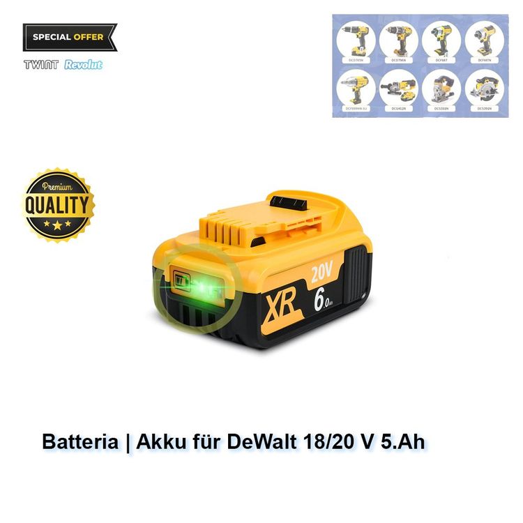 DeWalt Akku 18V 20V 6Ah DCB184 DCB200 | Kaufen auf Ricardo