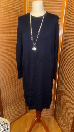 Strickkleid von C&A, dunkelblau, M