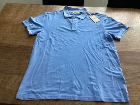BAKER‘s T-SHIRT/POLOSHIRT GR.XL hellblau/himmelblau NEU/OVP