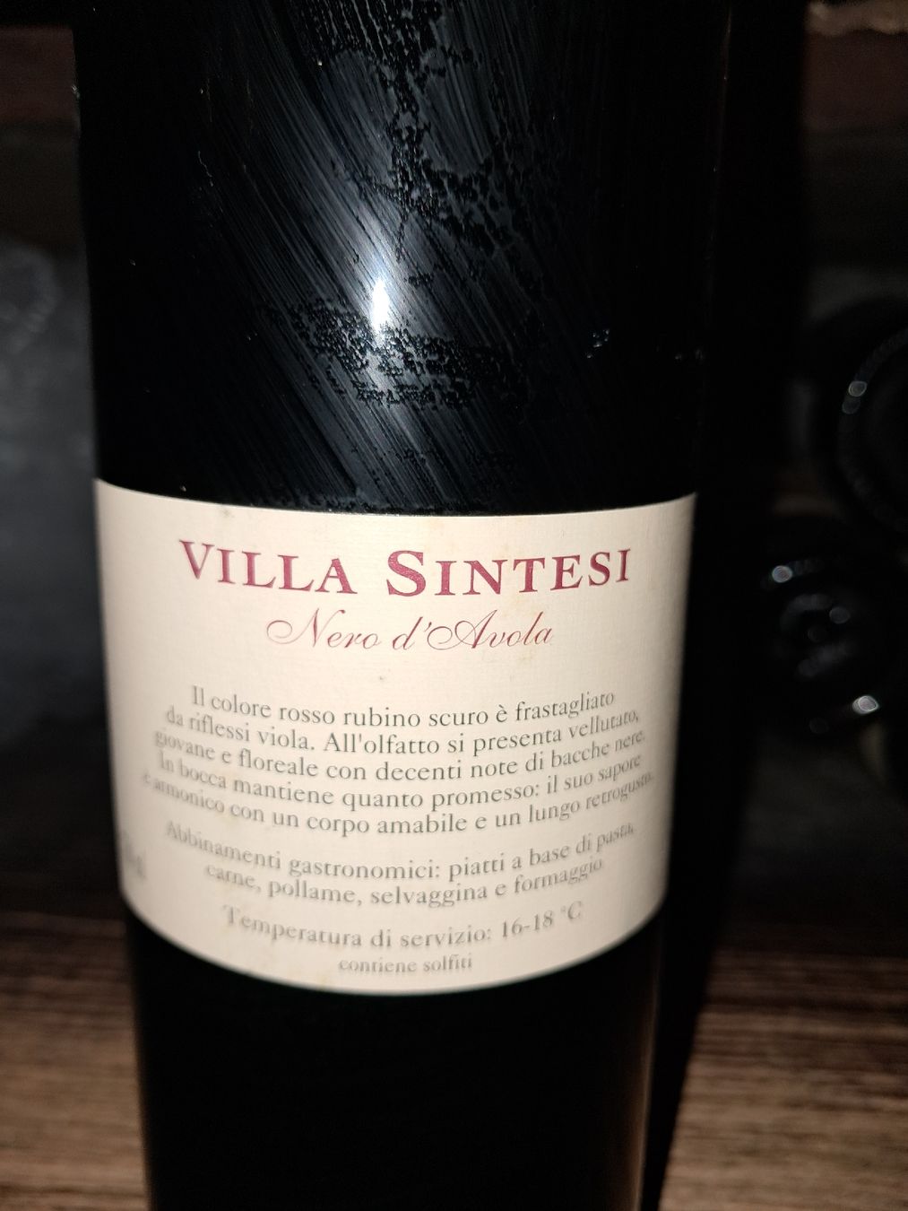 Vino: Villa Sintesi Nero d'Avola 2014 – Nuovo e nell'imballaggio originale da Le locle venduto da juliensaran 3