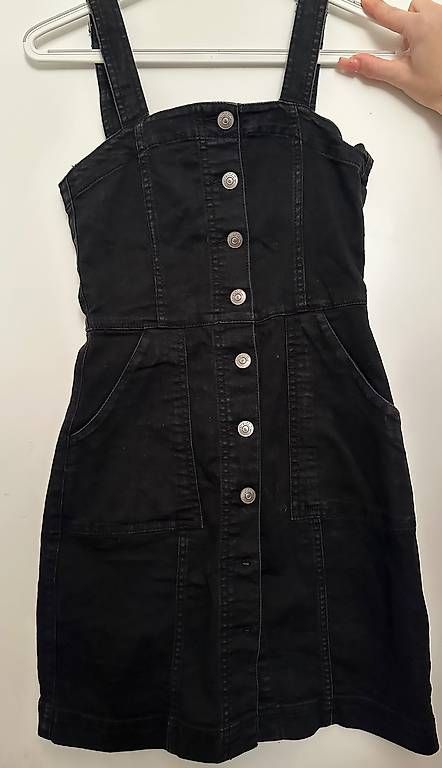 Kleider: Jeanskleid Schwarz – Gebraucht aus Watt von nad_h9db