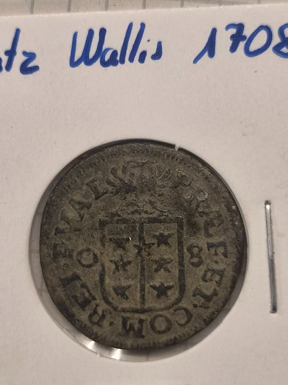 Tutti le monete: Monnaie cantonale valais 1708 – Usato da Conthey venduto da greenday85