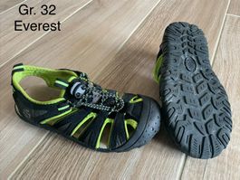 Everest Sandalen Gr. 32 schwarz-grün