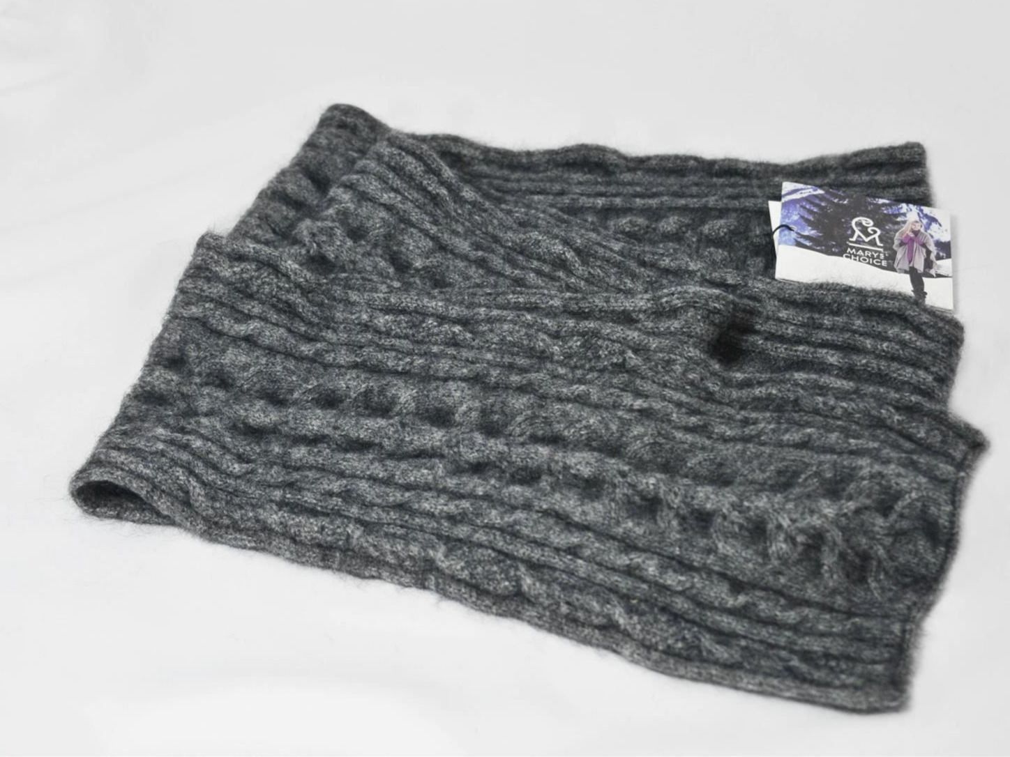 Foulard & Sciarpe: Possum Halstuch Ajour-Muster grau – Nuovo e nell'imballaggio originale da Zollikofen venduto da marys-choice 2