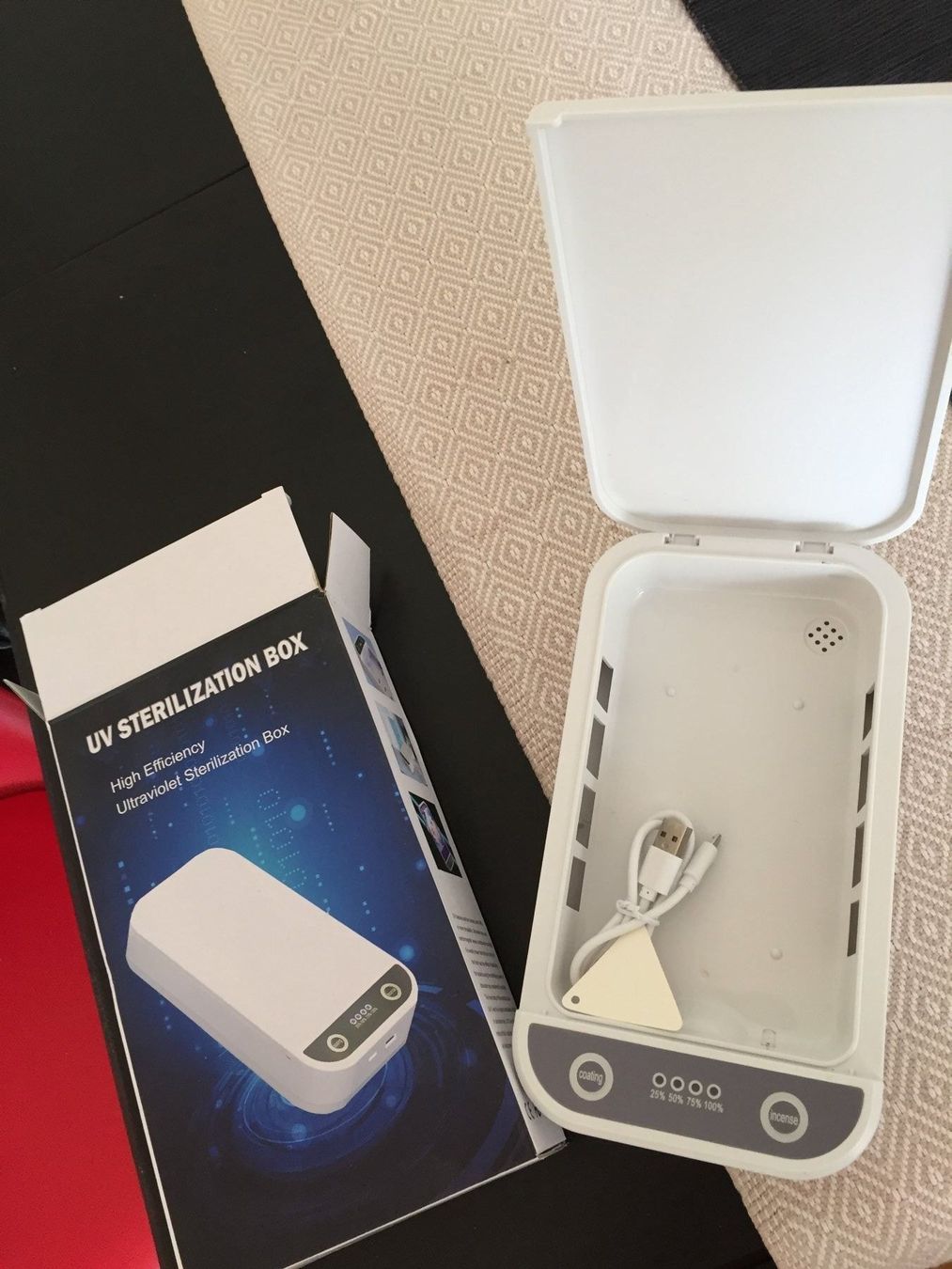 Pasti del neonato: Smartphone iPhone UV cleaner nettoyage sterilization box – Nuovo (secondo la descrizione) da Lausanne venduto da mpampouras 1