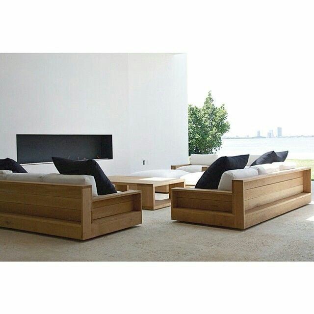 Divani: Sofa Outdoor Lounge Gartensofa Teakholz Gartenmöbel Couch – Nuovo e nell'imballaggio originale da Daisendorf venduto da Wohn-Kult 3