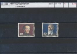 1980 "Europamarken", ** postfrisch