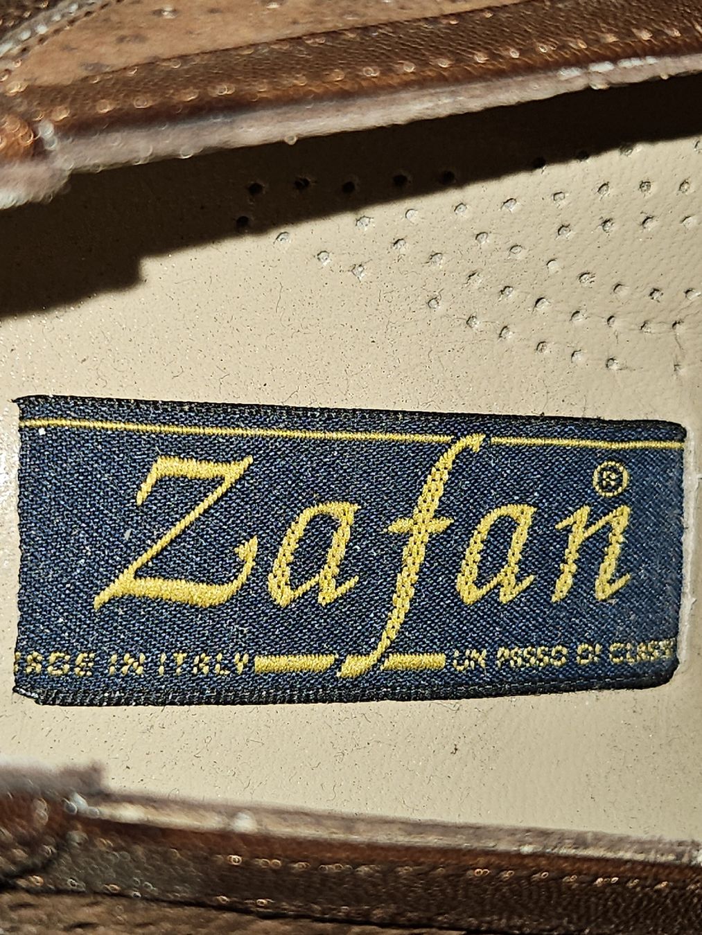 Scarpe da donna: Zafan Pumps 38 Leder braun Lochmuster – Nuovo e nell'imballaggio originale da Anwil venduto da tamoos 6