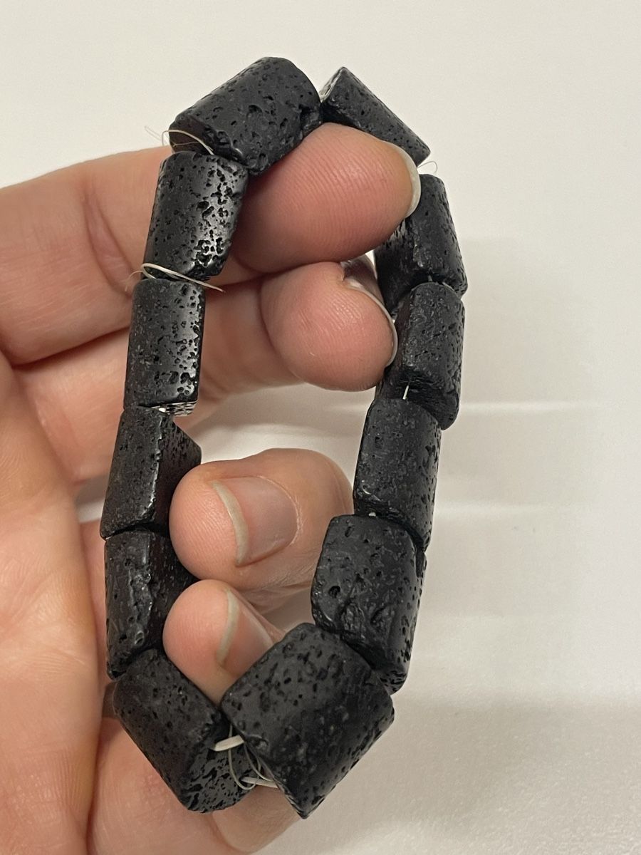 Bracciali & Braccialetti: Lavastein Armkette / Lava – Difettoso da Rümlang venduto da euqinom16 2