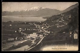 AK Tenero, Ghiridone, Veduta del paese sul lago