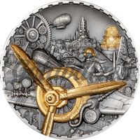 Cook Inseln  Steampunk Aviation 3 OZ
