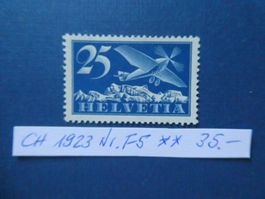 CH 1923 F5 postfrisch **