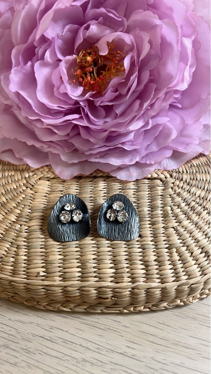 Orecchini pendenti & Orecchini a lobo: Schicke Ohrclip mit Glitzersteinen – Nuovo (secondo la descrizione) da Seon venduto da Sunny-Schmuck78