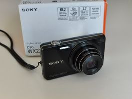 Sony Cyber-shot DSC-WX220 | 18.2MP, 10x Zoom, OVP & Zubehör