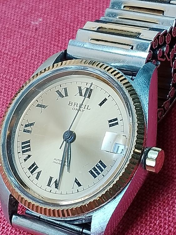 Bracelet Ancien En Or Bicolore Et Rubis