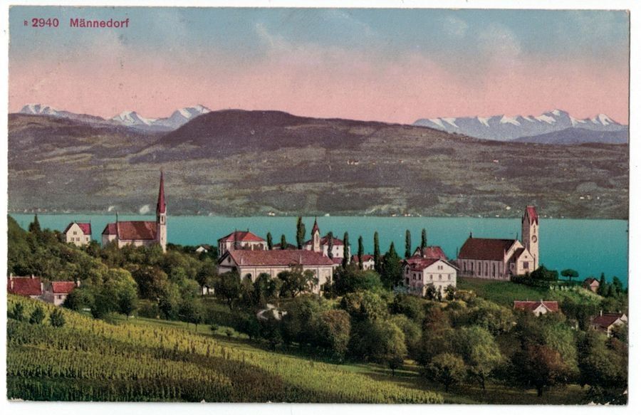 Cartoline postali: Männedorf, gelaufen 1918 – Usato da Frauenfeld venduto da POML