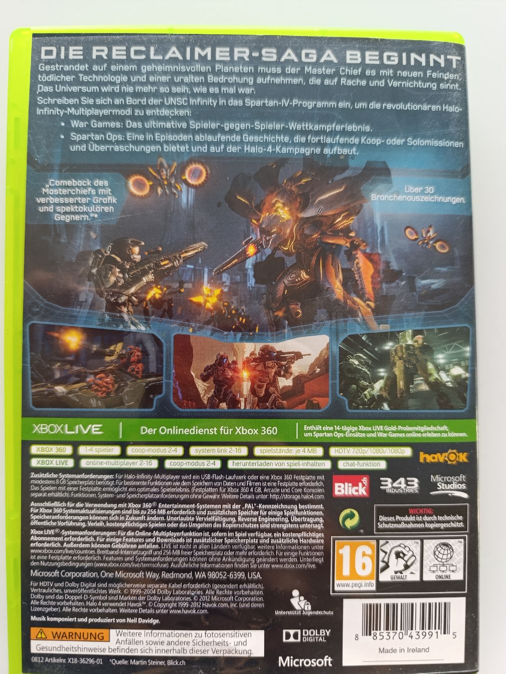 Microsoft Giochi: Halo 4 - Xbox 360 Game – Usato da Zermatt venduto da MrsMrRabbit 1