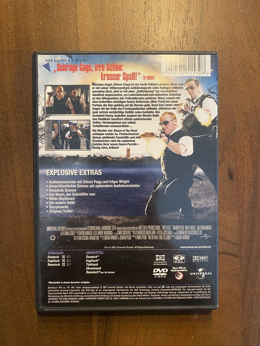 Tutti i DVDs: Hot Fuzz DVD – Usato da Thunstetten venduto da Virus_33 2