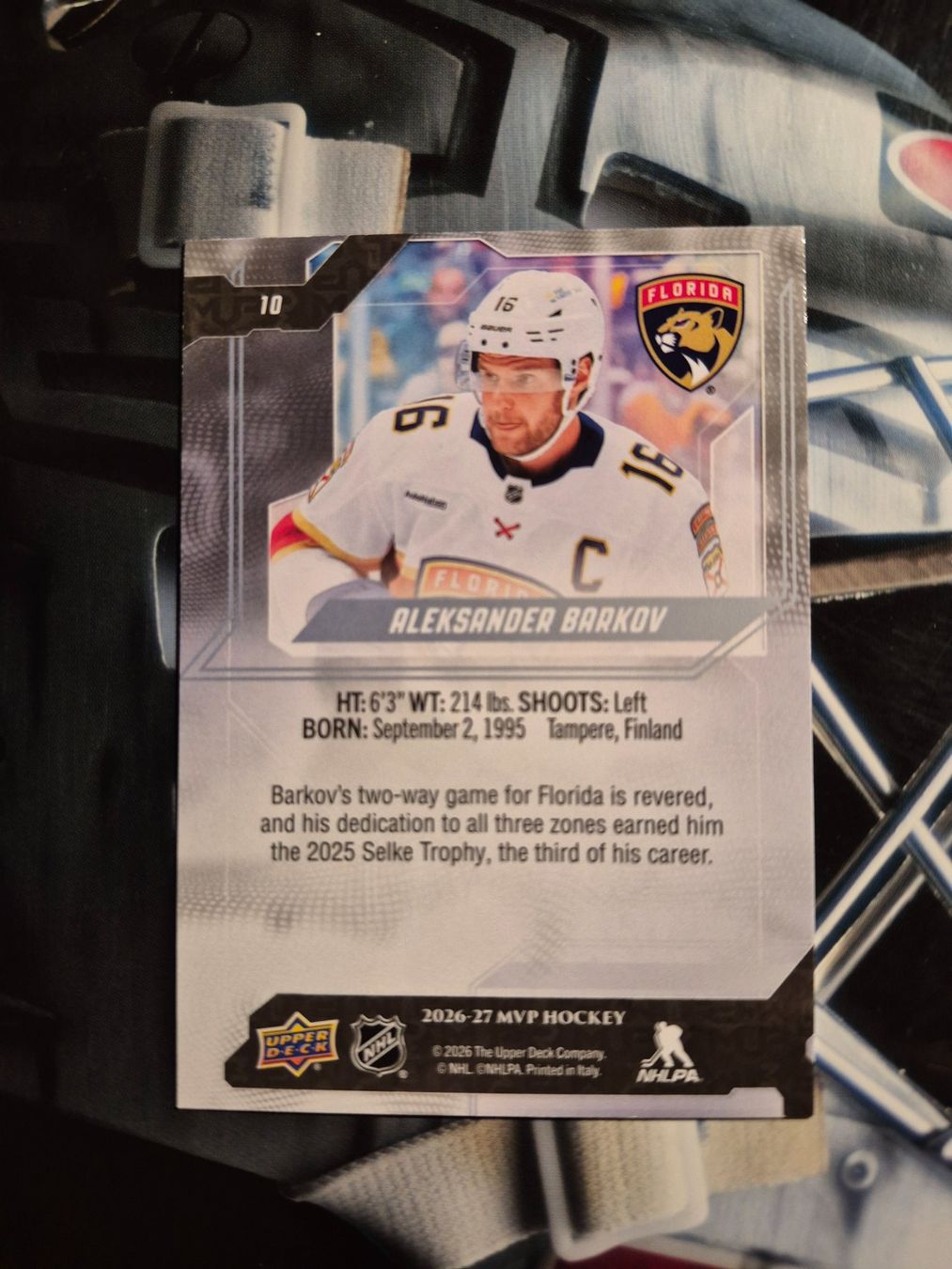 NHL Cartes à collectionner: NHL Aleksander Barkov Florida Panthers – D'occasion à Treiten par Sauber73 1