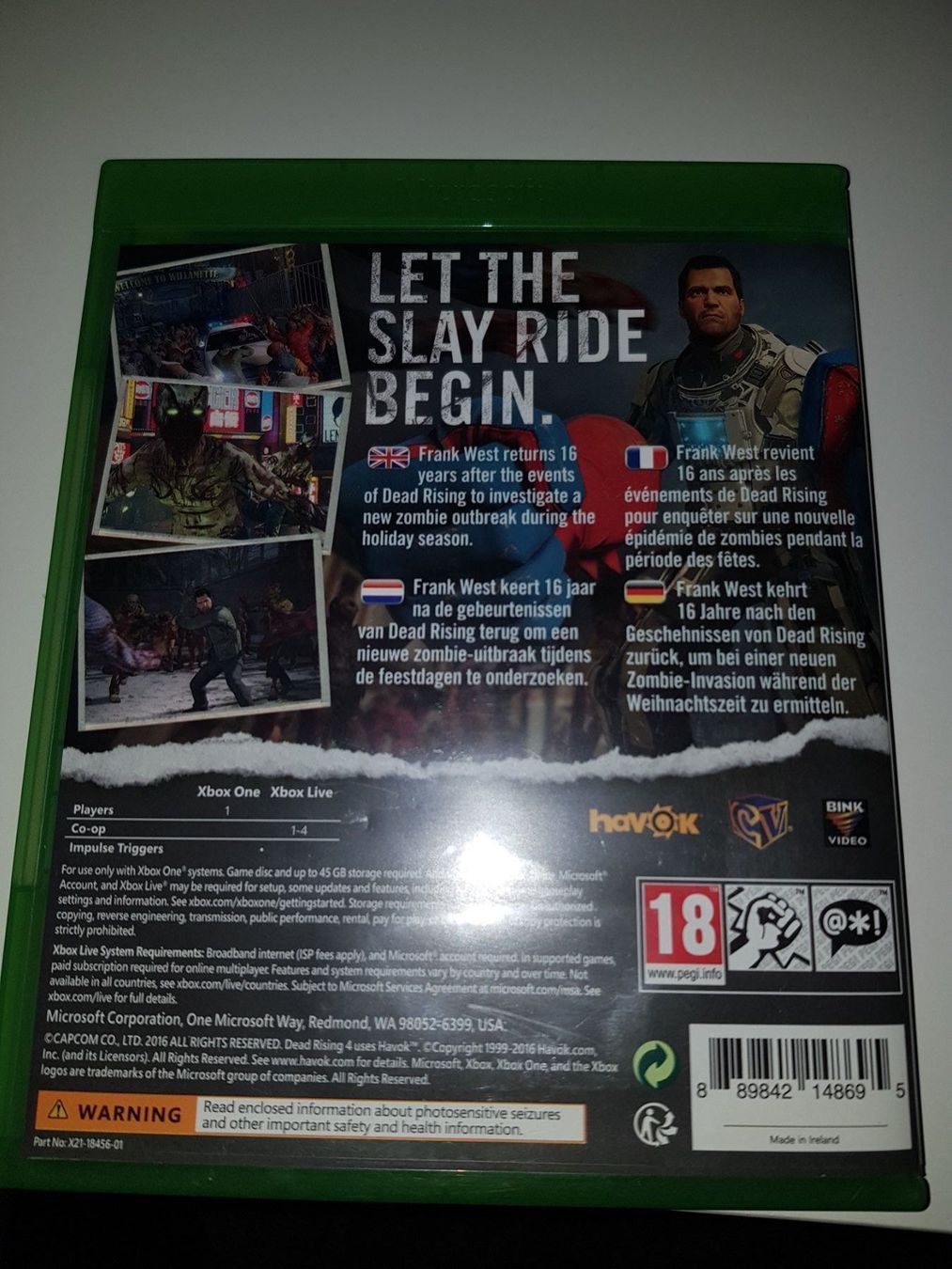 Microsoft Spiele: Deadrising 4 für XBOX ONE – Gebraucht aus Emmenbrücke von prisan_LU 2
