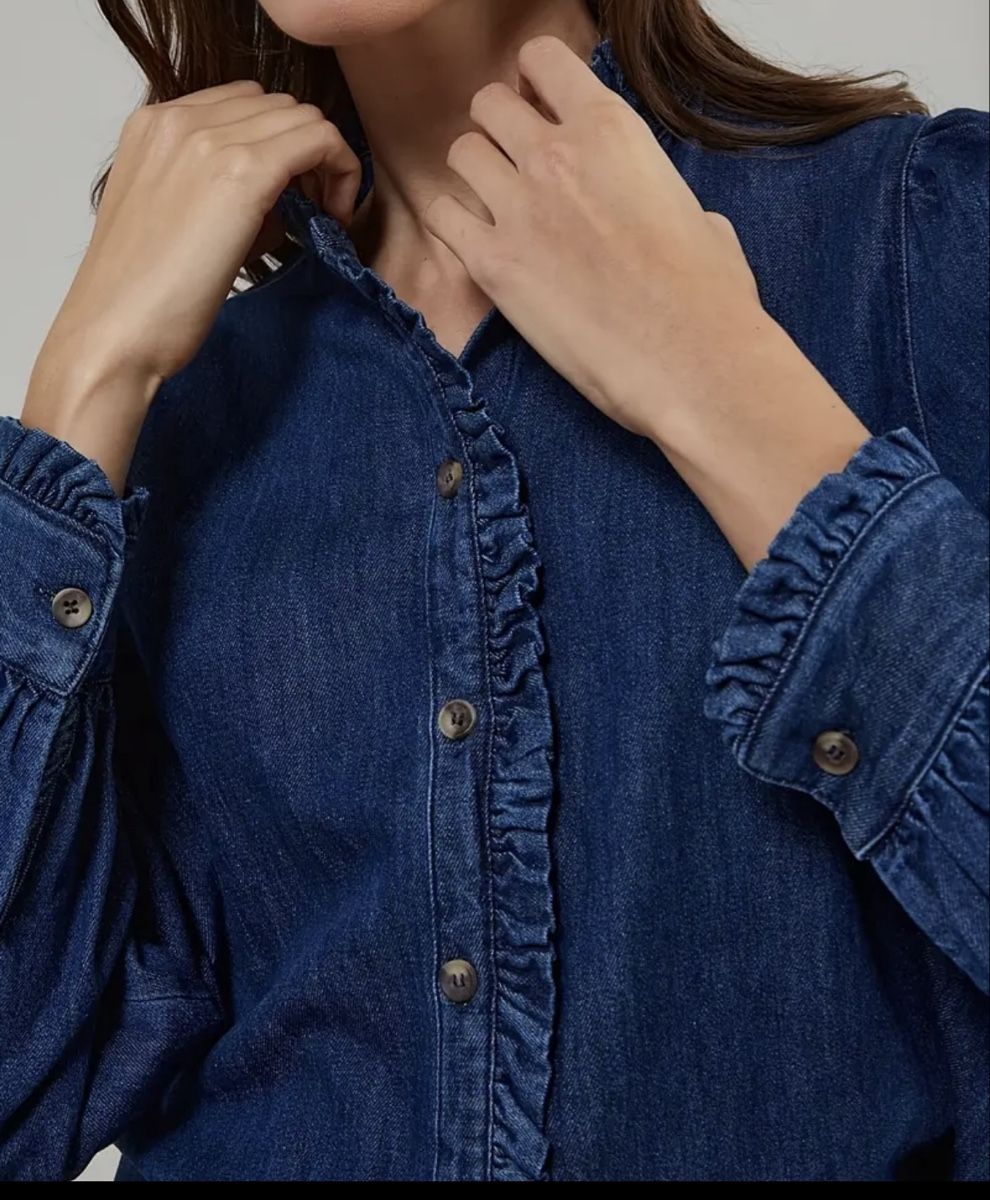 Camicette: Jeans Bluse Größe 50 – Nuovo e nell'imballaggio originale da Saanen venduto da SoniaMichaela 3
