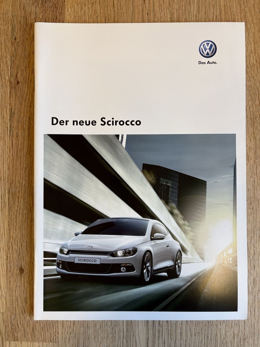 VW Documenti: VW Scirocco Prospekt - Broschüre Der Neue Scirocco - 2008 – Nuovo (secondo la descrizione) da Freienstein venduto da Golfbueb