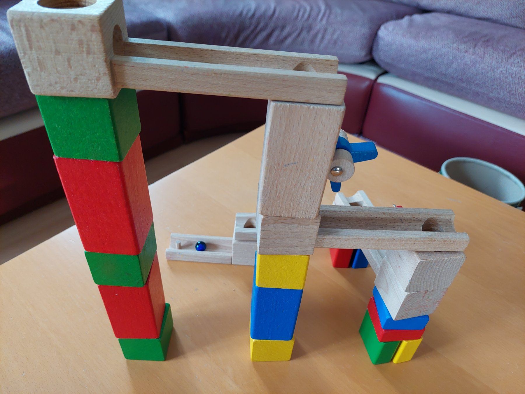 Baukästen: Toy Lino Kugelbahn/aus holz – Gebraucht aus Zürich von xxyy00 3