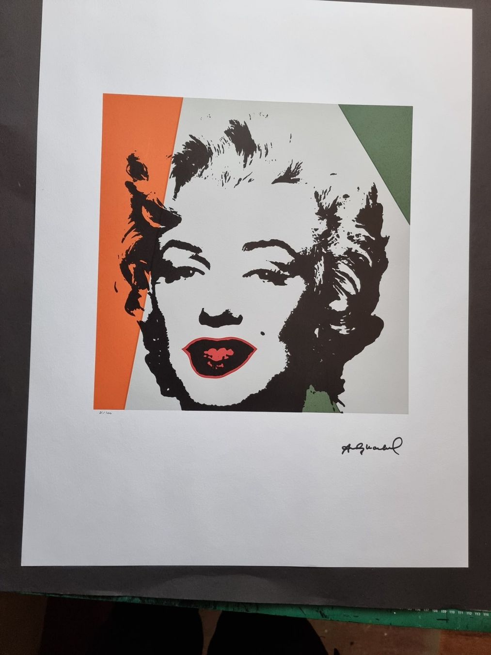Foto & Immagini: Andy Warhol .  Marilyn Monroe    Farbserigraphie: 4-farbig – Usato da Gersau venduto da kunst-online 2