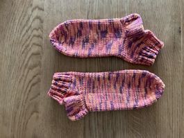Handgestrickte Socken Gr.37/38 Fusslänge 22 cm
