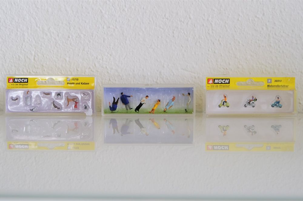 24 Modellfiguren Set 1:87 - Für Eisenbahnlandschaften & Dioramen