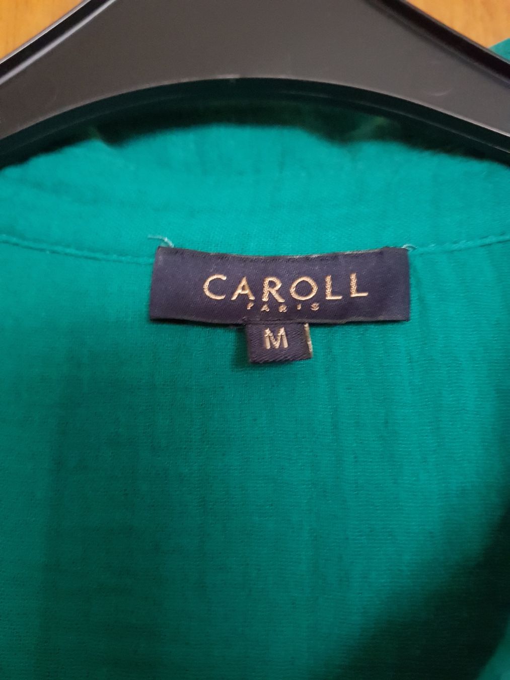 Caroll Camicette: Chemisier CAROLL vert, taille M neuf – Nuovo (secondo la descrizione) da Veyrier venduto da sosozizou 1