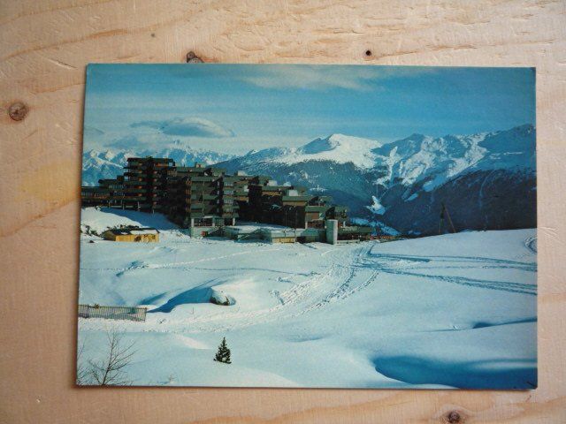 Ansichtskarten: Thyon, 6.2.82 – Gebraucht aus Rieden SG von Brockehuesli