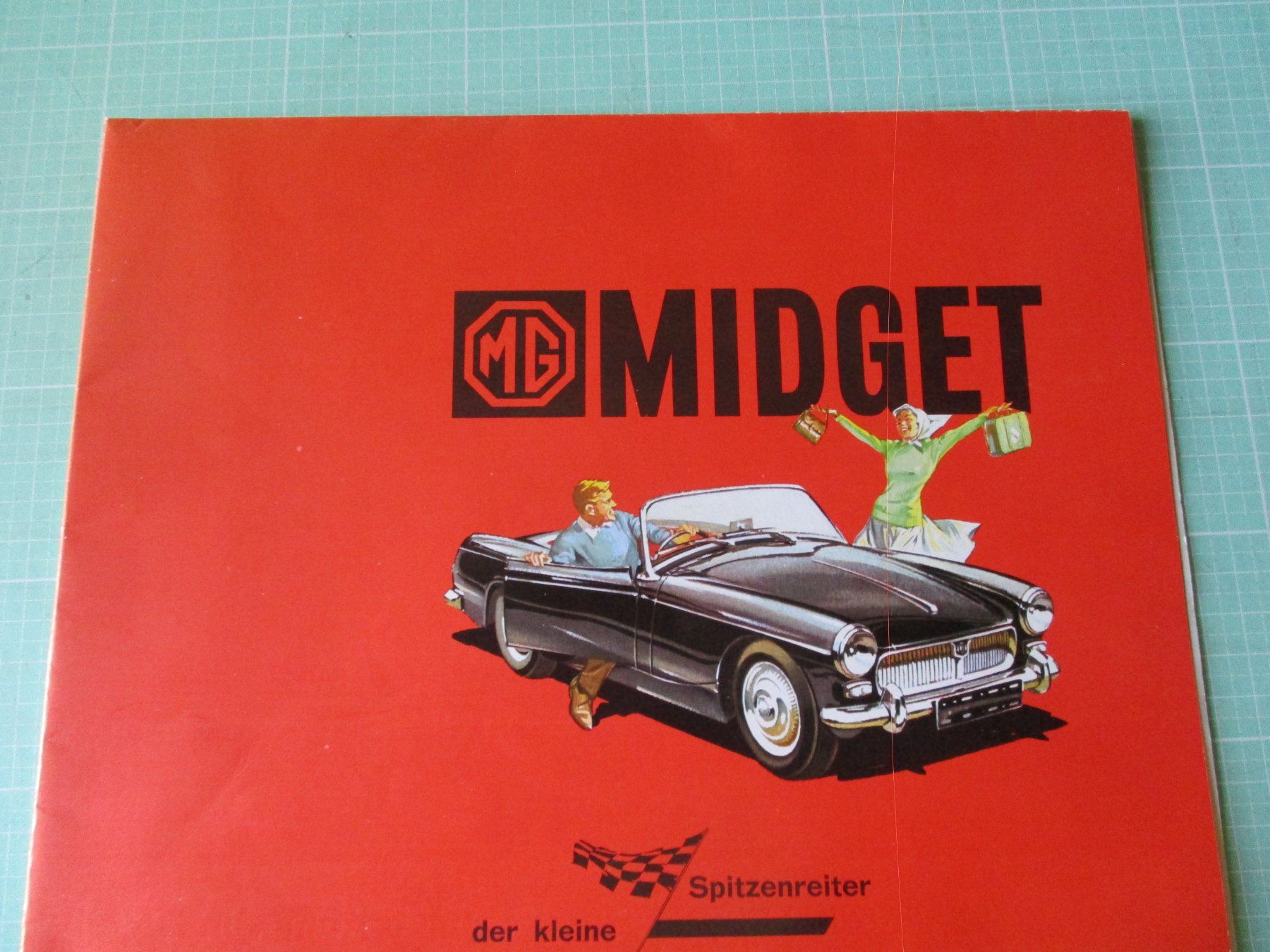 MG Dokumente: MG Midget  Prospekt 1962 ? – Gebraucht aus Ottikon Gossau ZH von hokuspokus