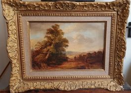 joli tableau paysage 19 ème non signé
