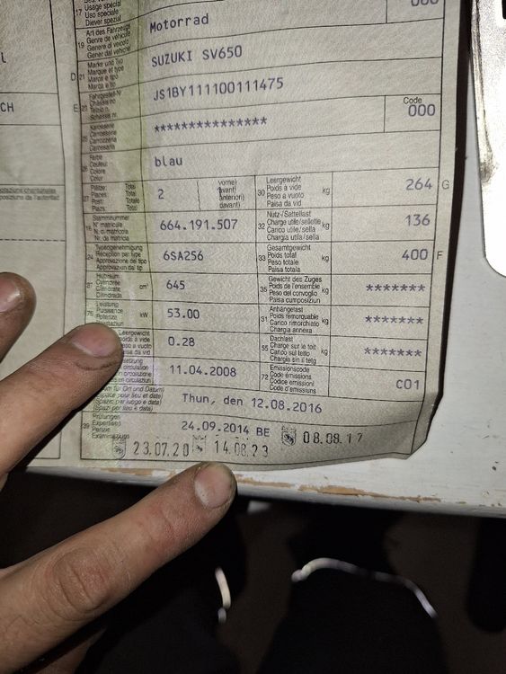 Suzuki Strada: Motorrad – Usato da Röthenbach venduto da Tom3538 5