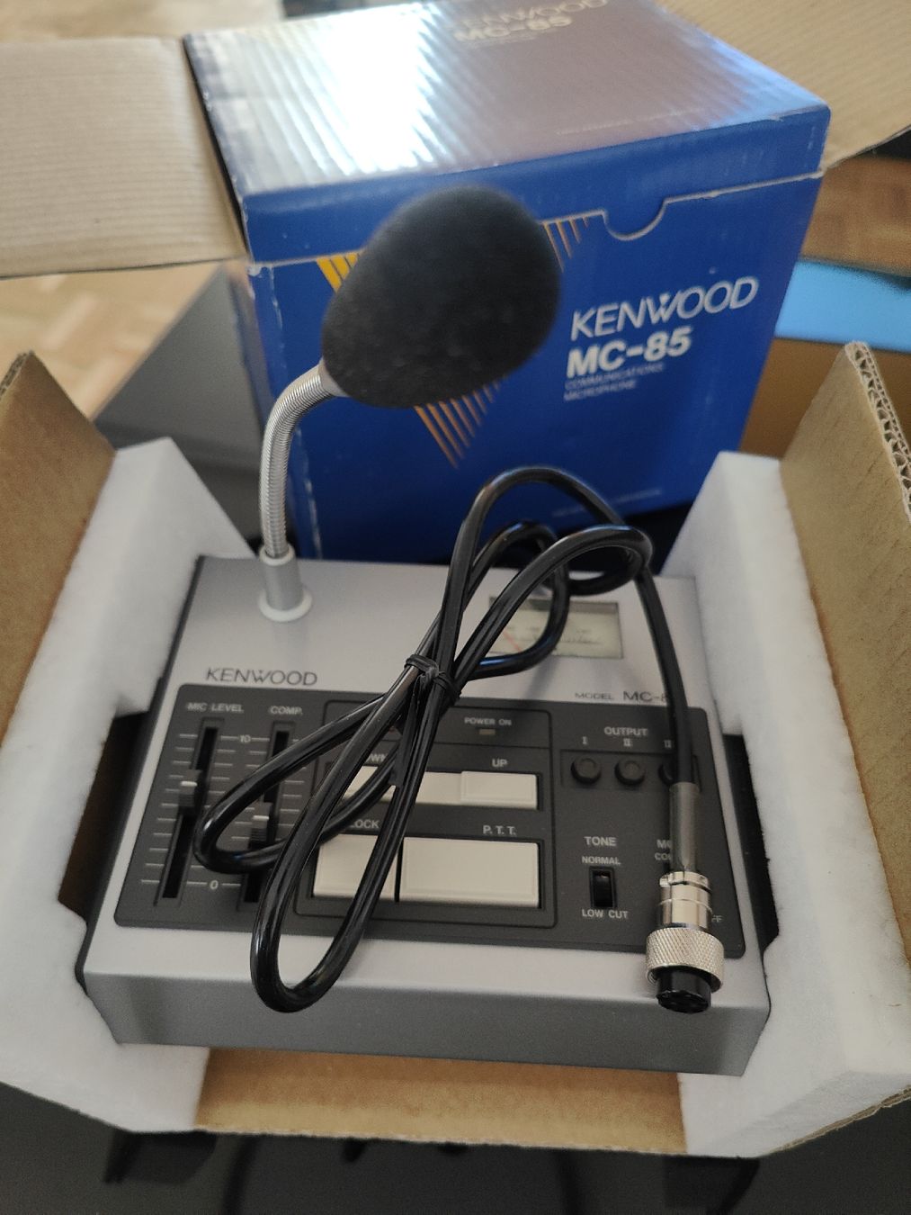 Kenwood MC-85 Vintage Mikrofon (Nuovo e nell'imballaggio originale