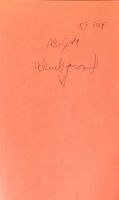 Helene Hegemann Autorin Autogramm signiert Karte 12x21cm